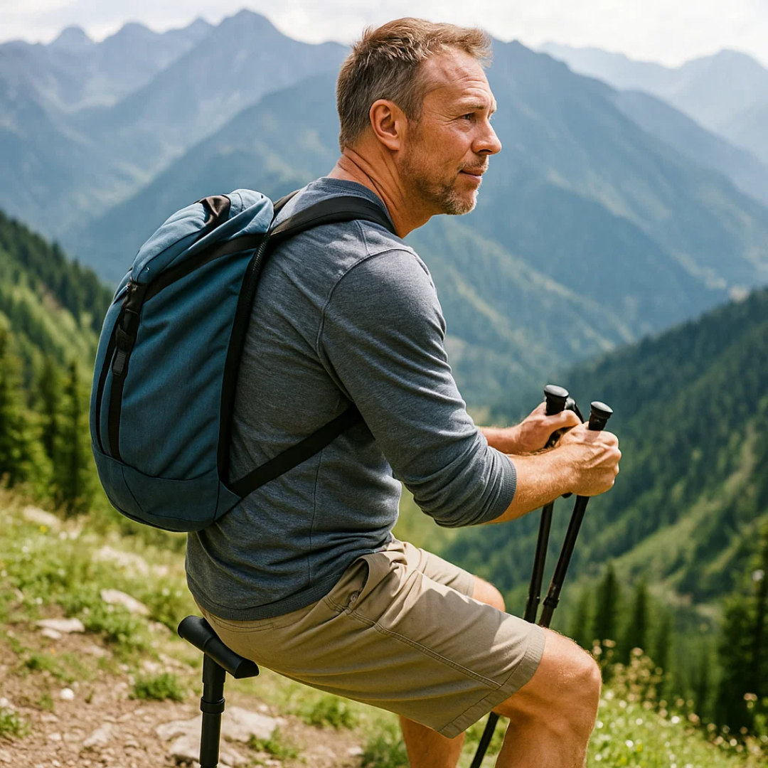 Tragbarer Mini-Klappstuhl für unterwegs