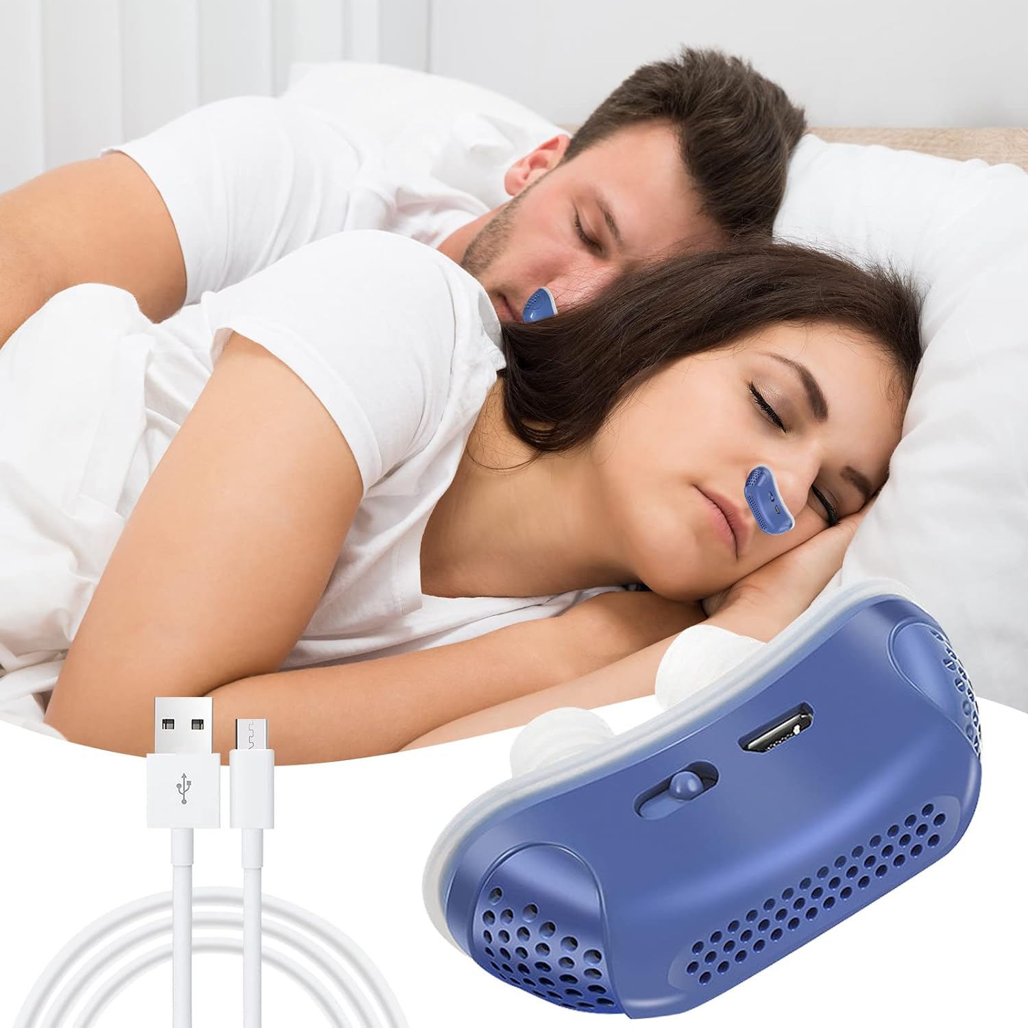 Micro-CPAP Schlafapnoe-Gerät für Reisen & Anti-Schnarchen