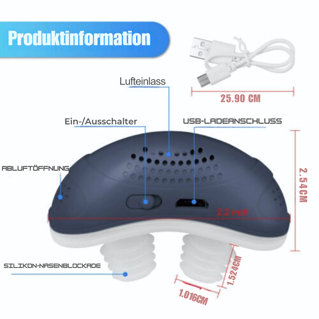 Micro-CPAP Schlafapnoe-Gerät für Reisen & Anti-Schnarchen