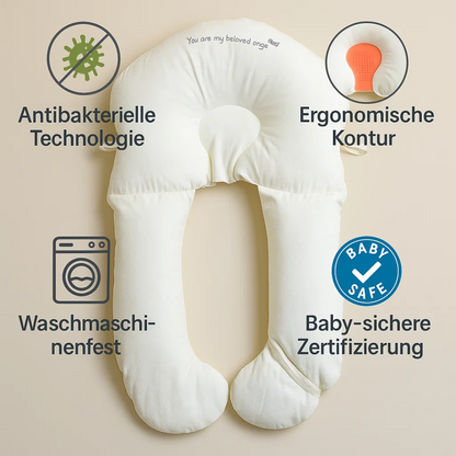 Antibakterielles Baby-Kuschelkissen für sicheres Schlafen