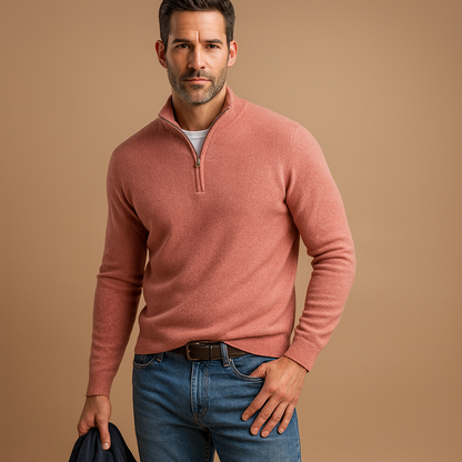 Herren Zip-Cardigan für täglichen Komfort und smartes Layering
