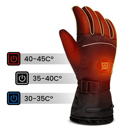 Heated gloves – with touchscreen &amp; 3 heat settings