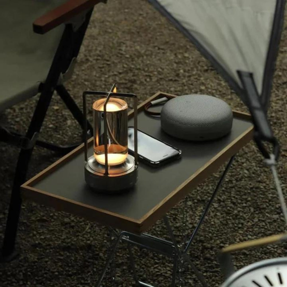 Tischlampe mit Batterie | Moderne LED-Tischlampe | Laternenlampe | NordicLight