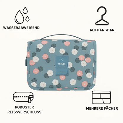 Wasserabweisende Reise-Kosmetiktasche mit Haken