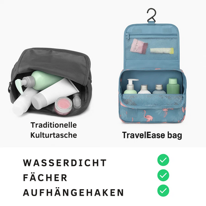Wasserabweisende Reise-Kosmetiktasche mit Haken