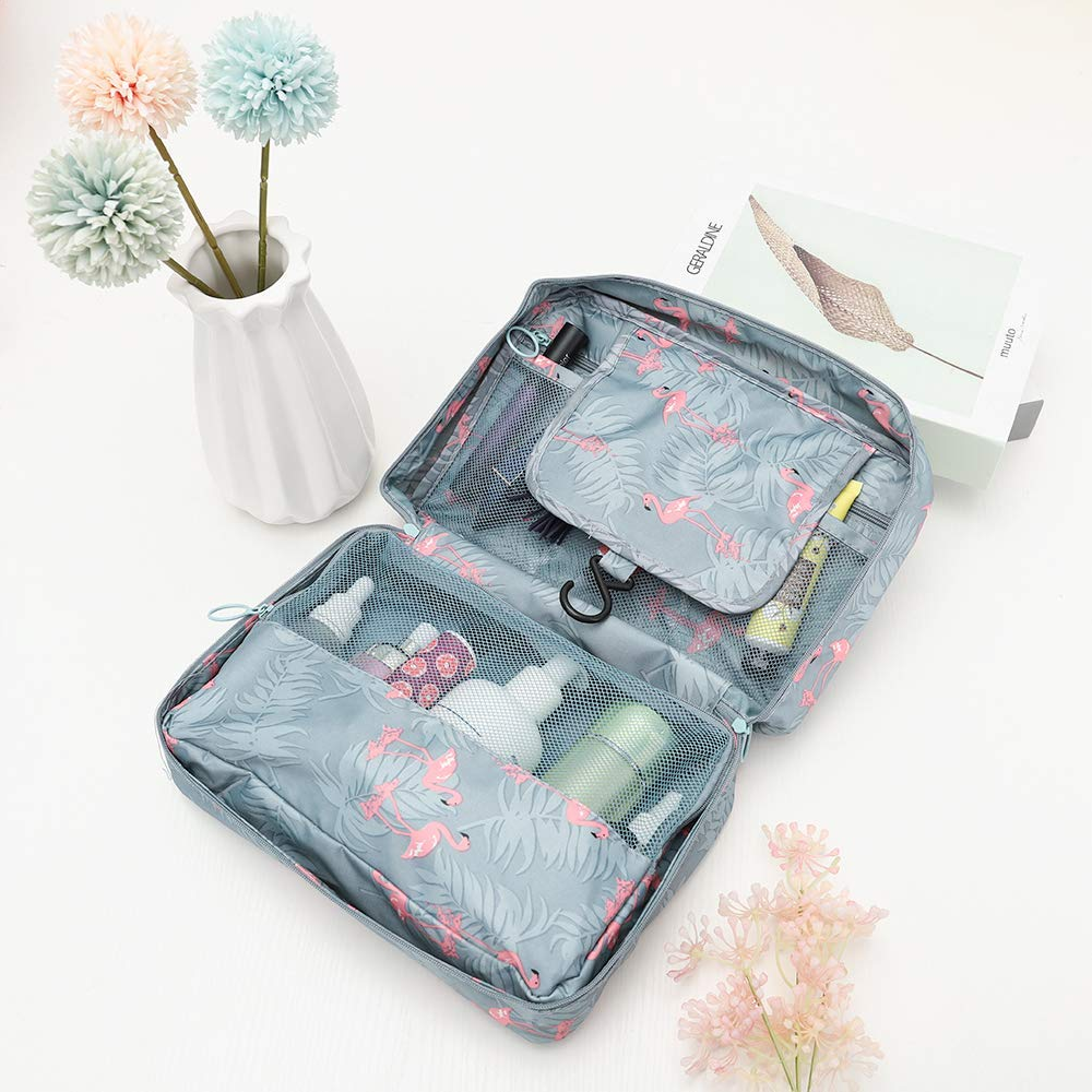 Wasserabweisende Reise-Kosmetiktasche mit Haken