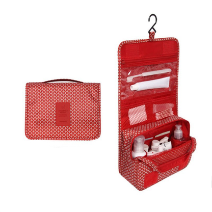 Wasserabweisende Reise-Kosmetiktasche mit Haken