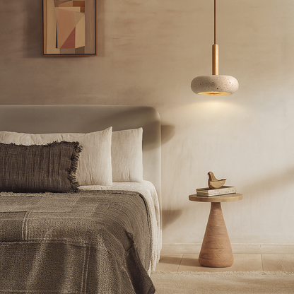 Travertin Pendelleuchte