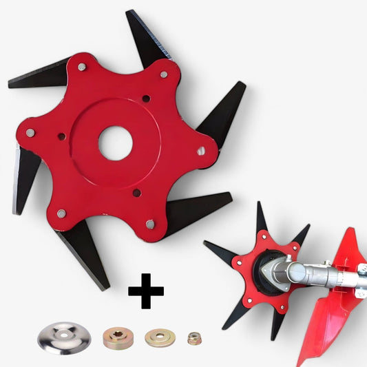 Universeller 6-Klingen Schneidkopf für Rasentrimmer