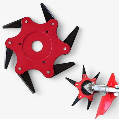 Universeller 6-Klingen Schneidkopf für Rasentrimmer