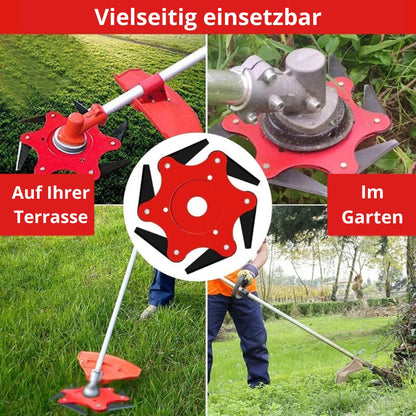 Universeller 6-Klingen Schneidkopf für Rasentrimmer