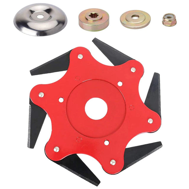 Universeller 6-Klingen Schneidkopf für Rasentrimmer