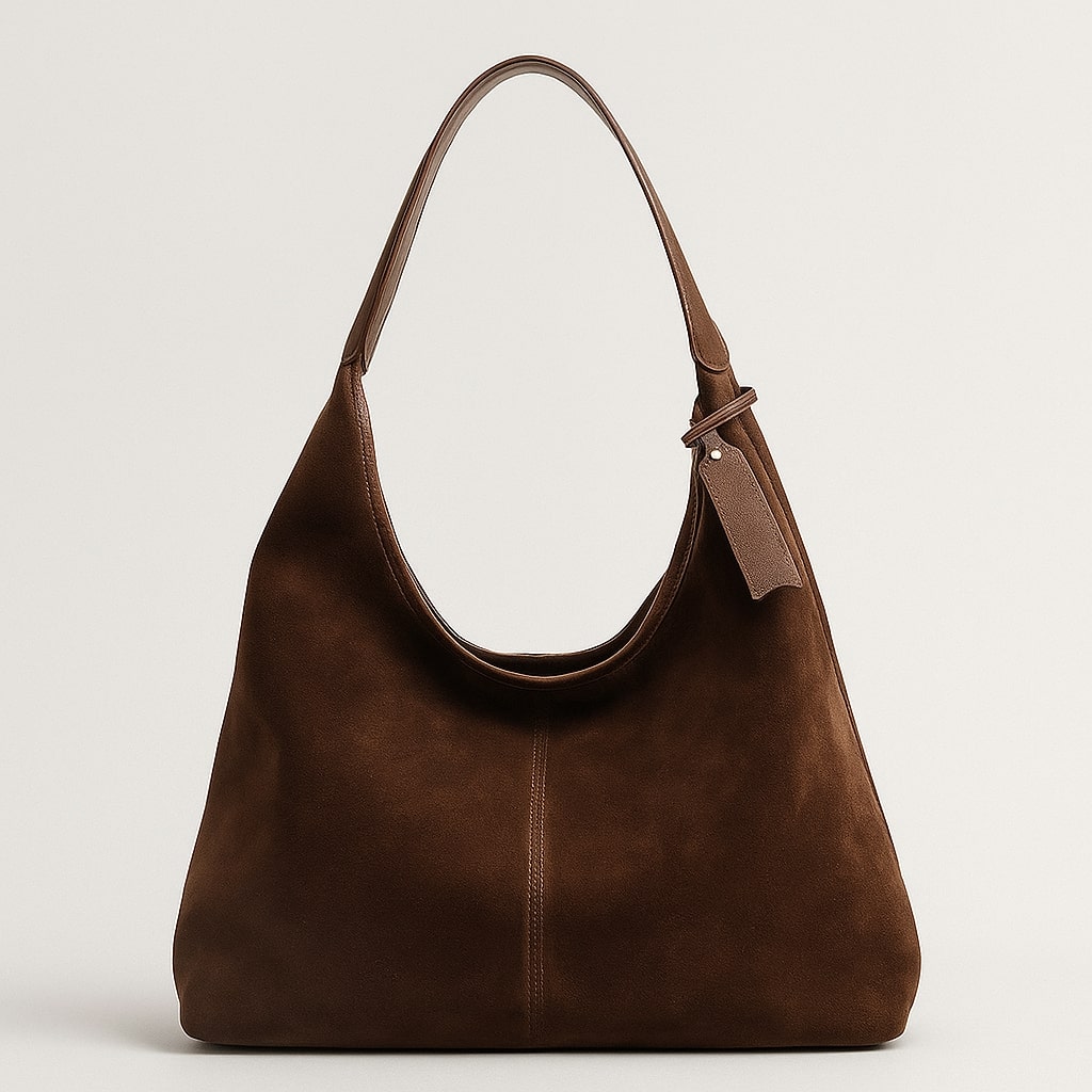 Schultertasche für Frauen | Wildleder Schultertasche | Vintage Tasche | Lederin