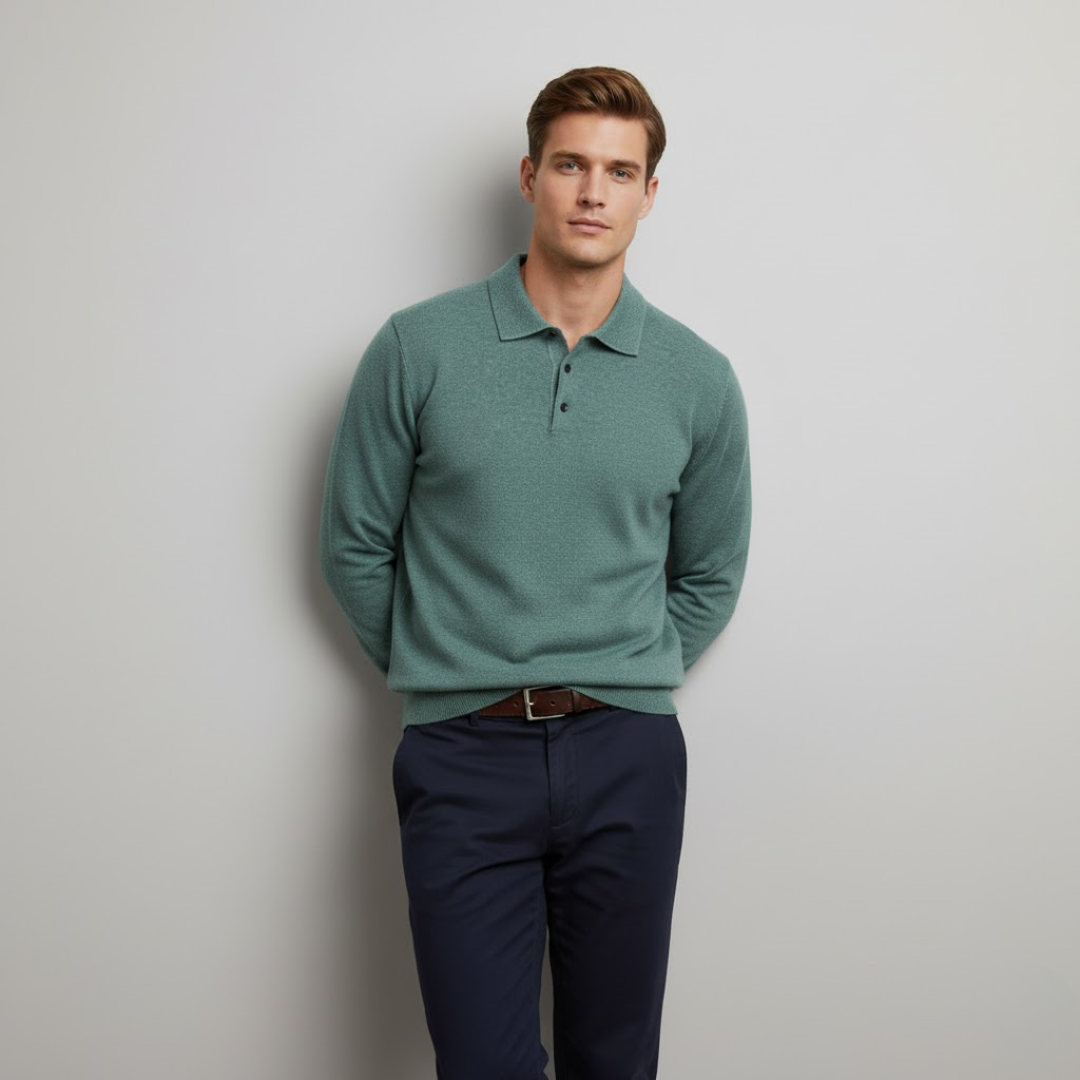 Kaschmir Poloshirt – Eleganz in Reinform