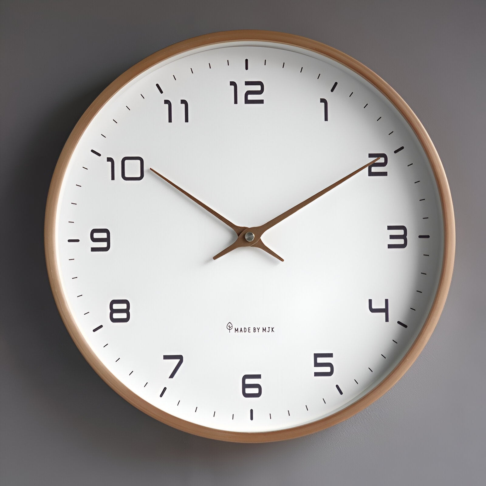 Holz Wanduhr | Moderne Uhr für das Wohnzimmer | Nordic Design Wanduhr | NordUhr