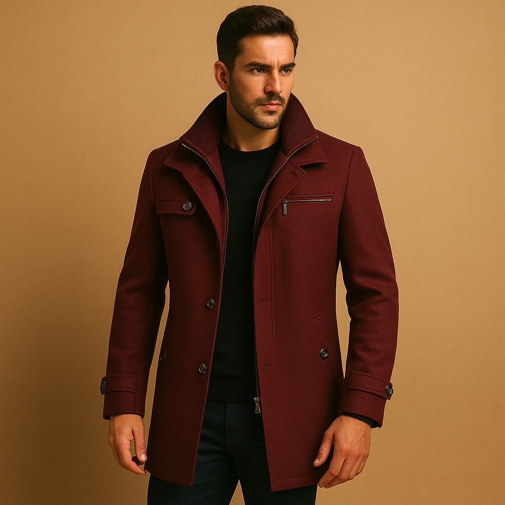 Herren Wasserdichte Winterjacke mit Verstellbaren Bündchen