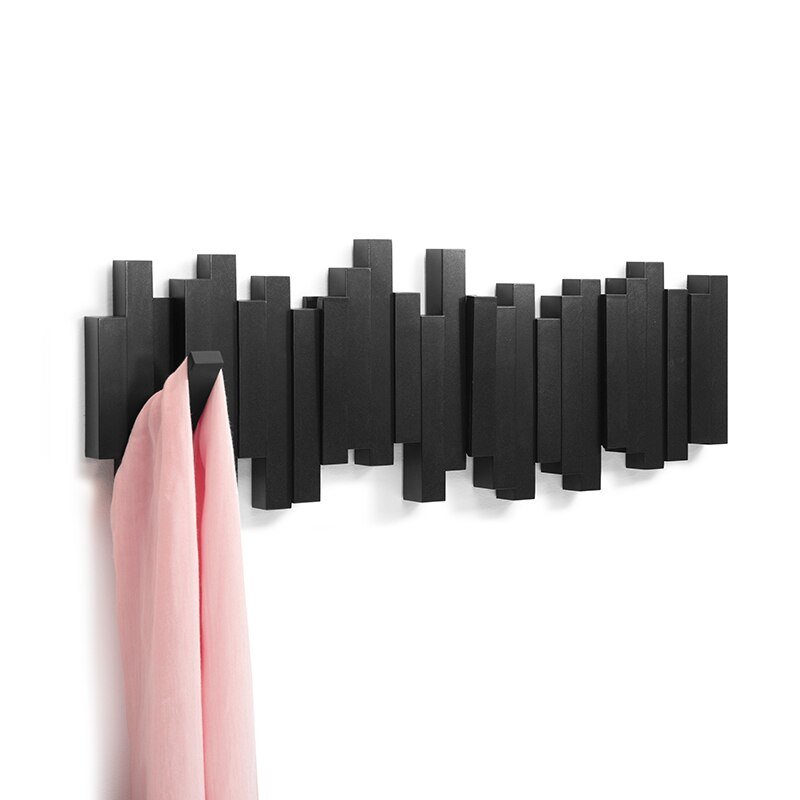 WoodFlex - Stilvolle Holzgarderobe mit flexiblen Magnethaken